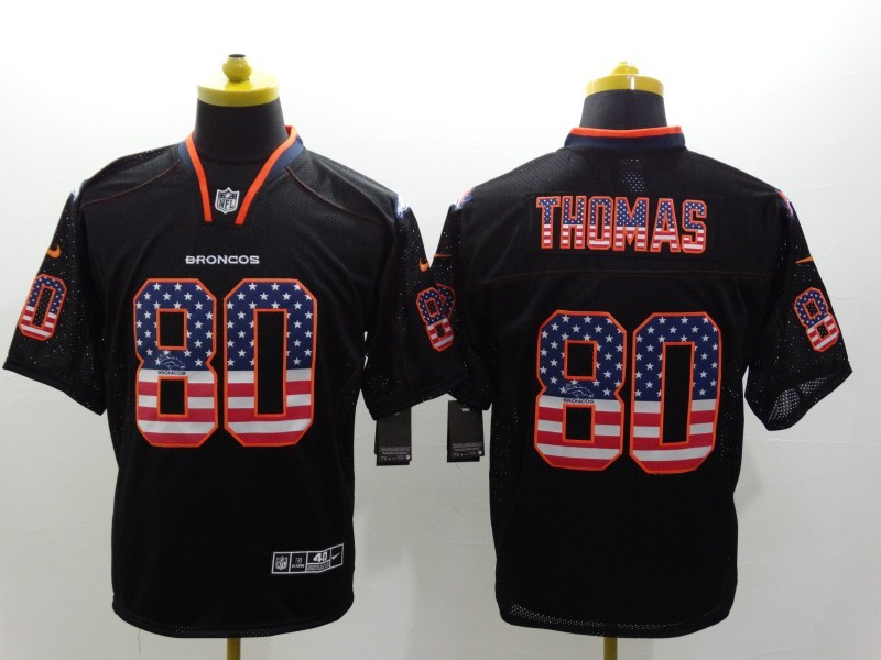 Men's Denver Broncos Julius Thomas #80 Black Jersey
